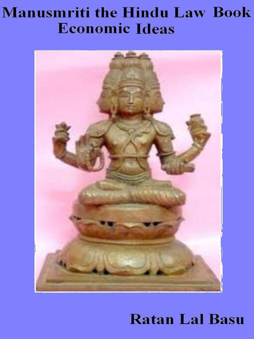 Title details for Manusmriti, the Hindu Law Book by Ratan Lal Basu - Available